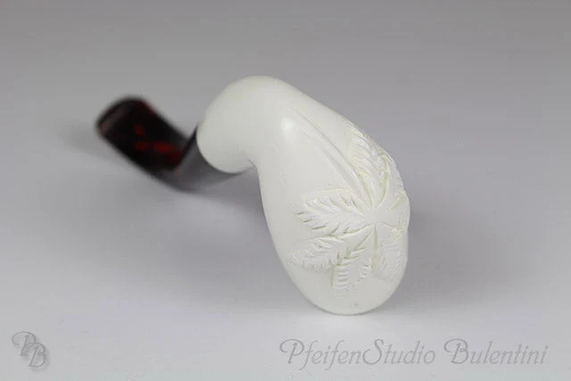 Meerschaumpfeife Midi HANFBLATT M1423