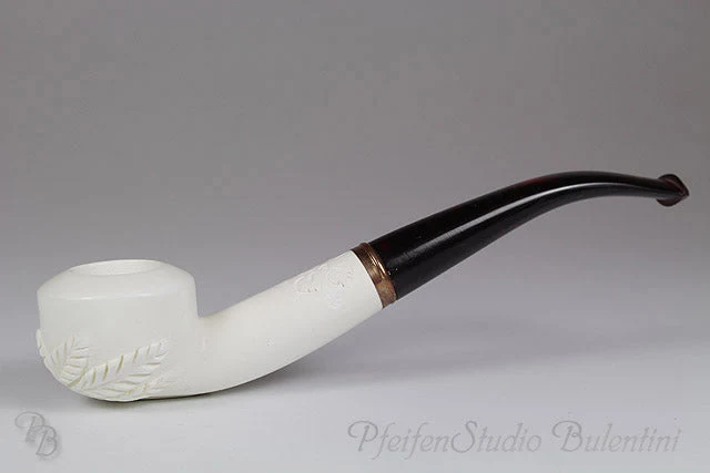 Meerschaumpfeife Midi HANFBLATT M1422
