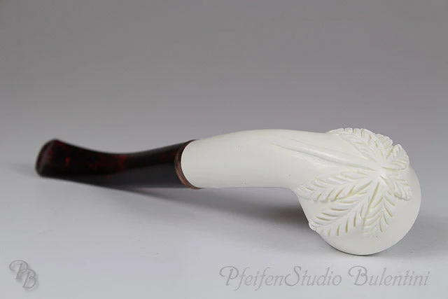Meerschaumpfeife Midi HANFBLATT M1422
