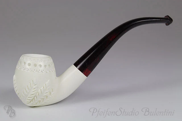 Meerschaumpfeife Midi HANFBLATT M1421