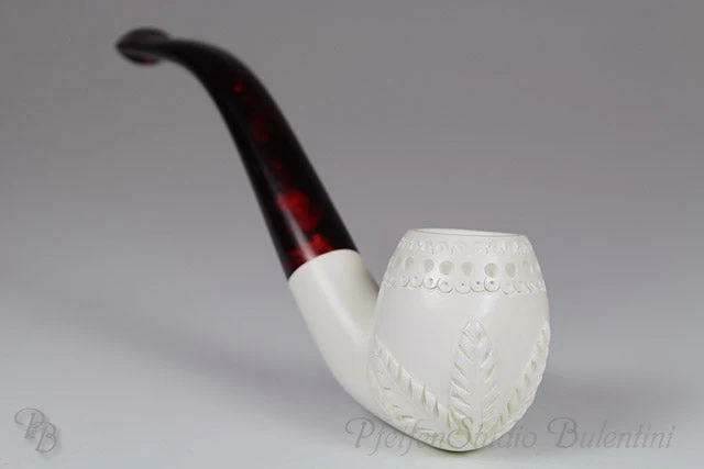 Meerschaumpfeife Midi HANFBLATT M1421