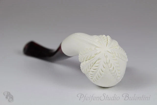 Meerschaumpfeife Midi HANFBLATT M1421