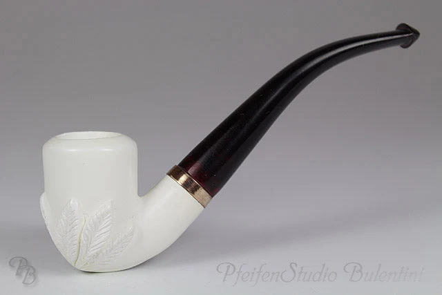 Meerschaumpfeife Midi HANFBLATT M1419