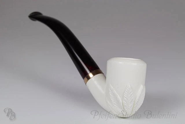 Meerschaumpfeife Midi HANFBLATT M1419