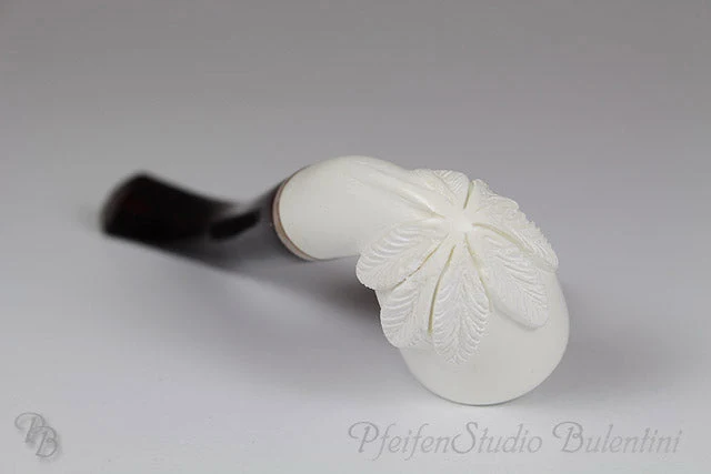 Meerschaumpfeife Midi HANFBLATT M1419