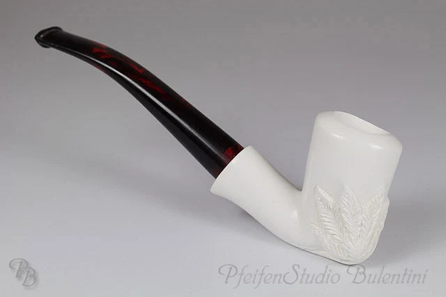 Meerschaumpfeife Midi HANFBLATT M1418