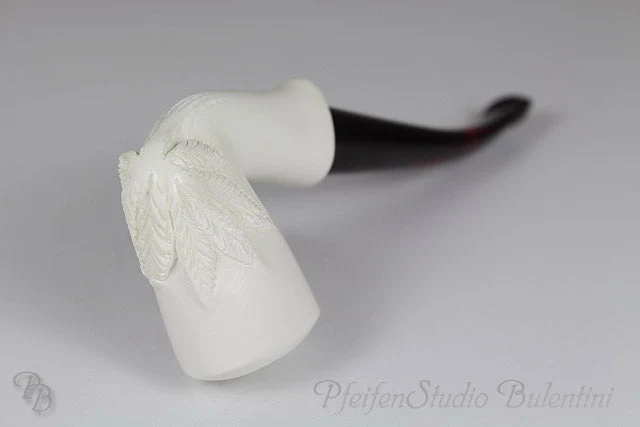 Meerschaumpfeife Midi HANFBLATT M1418