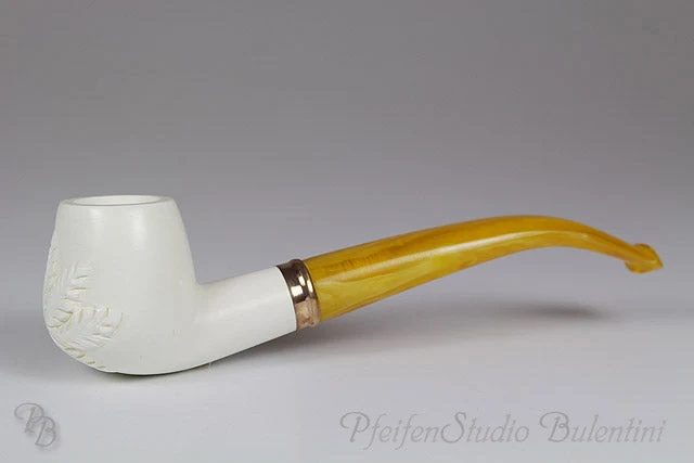 Meerschaumpfeife Midi HANFBLATT M1417