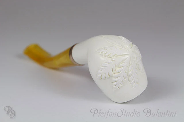Meerschaumpfeife Midi HANFBLATT M1417