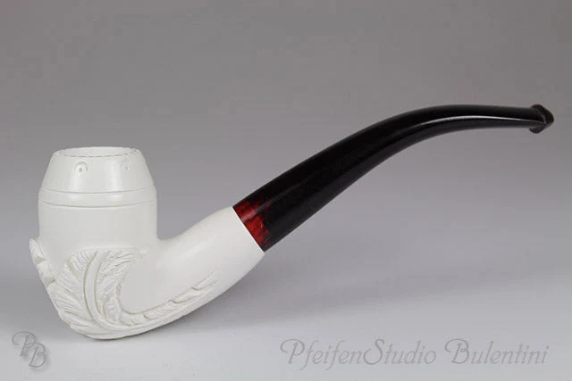Meerschaumpfeife Midi HANFBLATT M1416
