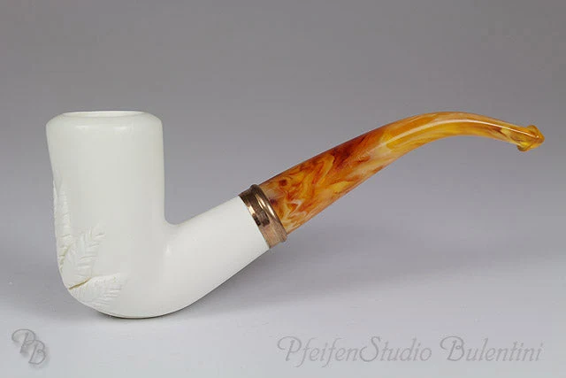 Meerschaumpfeife Midi HANFBLATT M1415