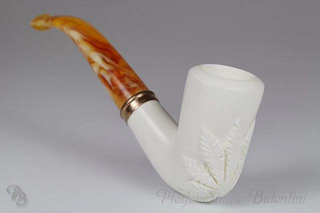 Meerschaumpfeife Midi HANFBLATT M1415