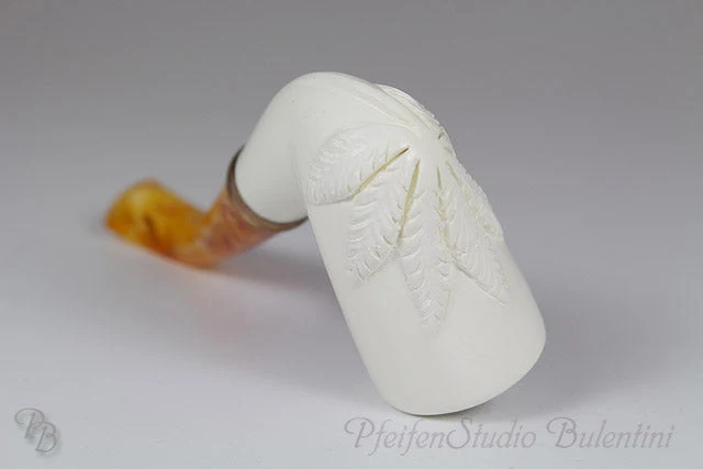 Meerschaumpfeife Midi HANFBLATT M1415