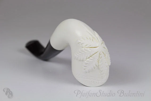 Meerschaumpfeife Midi HANFBLATT M1414