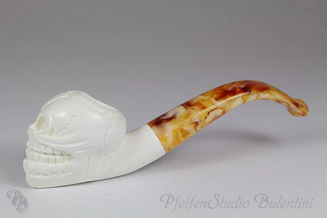 Meerschaumpfeife Midi TOTENKOPF M1390
