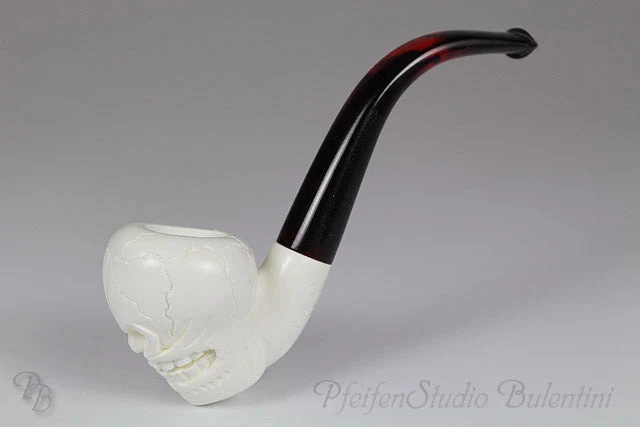 Meerschaumpfeife Midi TOTENKOPF M1389