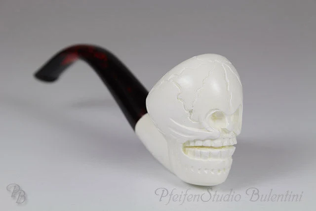 Meerschaumpfeife Midi TOTENKOPF M1389