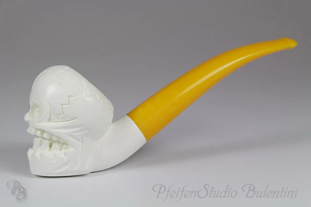 Meerschaumpfeife Midi TOTENKOPF M1388
