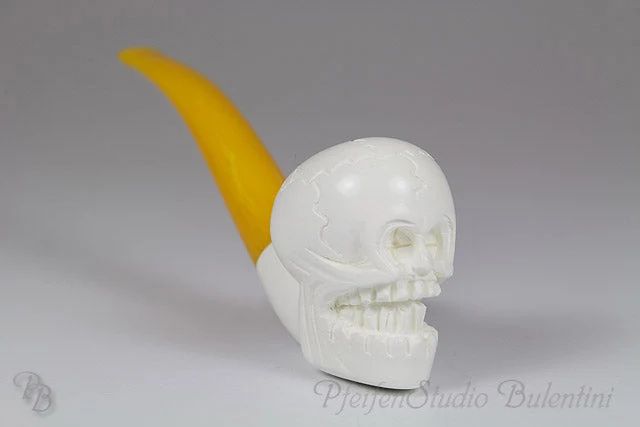 Meerschaumpfeife Midi TOTENKOPF M1388