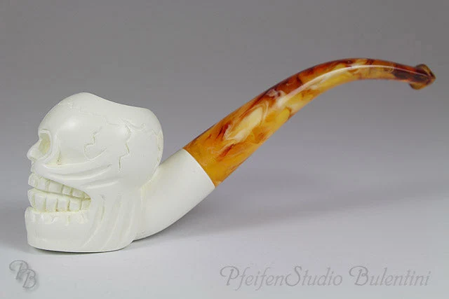 Meerschaumpfeife Midi TOTENKOPF M1386