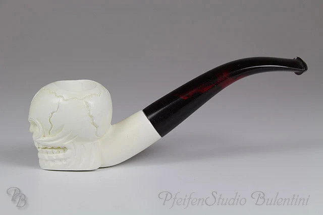 Meerschaumpfeife Midi TOTENKOPF M1385