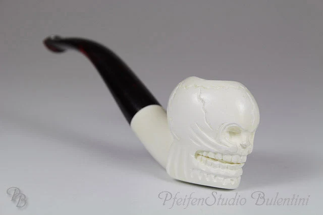 Meerschaumpfeife Midi TOTENKOPF M1385