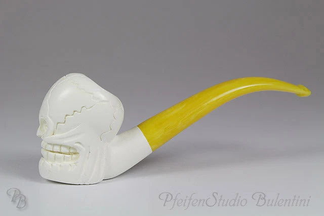 Meerschaumpfeife Midi TOTENKOPF M1384