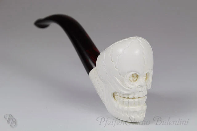 Meerschaumpfeife Midi TOTENKOPF M1381