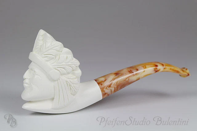 Meerschaumpfeife Midi INDIANER M1379