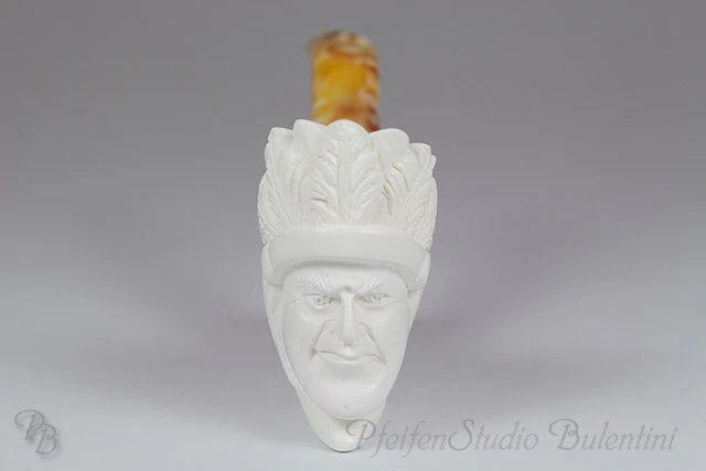 Meerschaumpfeife Midi INDIANER M1379