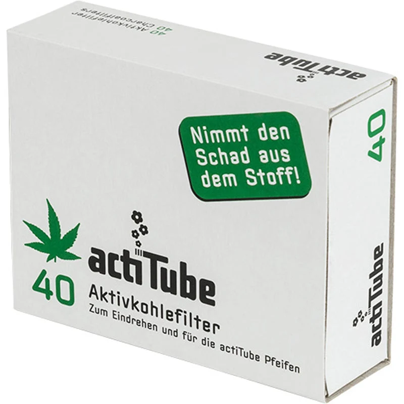 ACTITUBE 8mm Aktivkohlefilter 40Stk./Pkg.