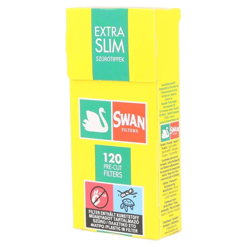 Filter Tips SWAN Extra Slim Flip Top 20 Schachtel