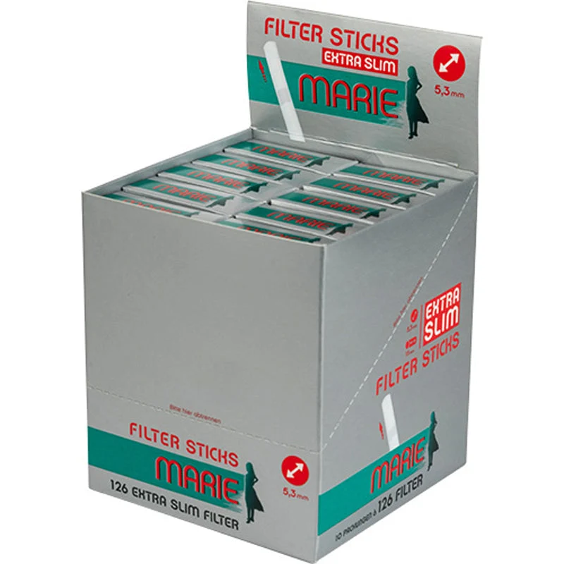 Marie Filter Sticks 5 mm 21 Sticks Extra Slim Knickfilter 10 á 126