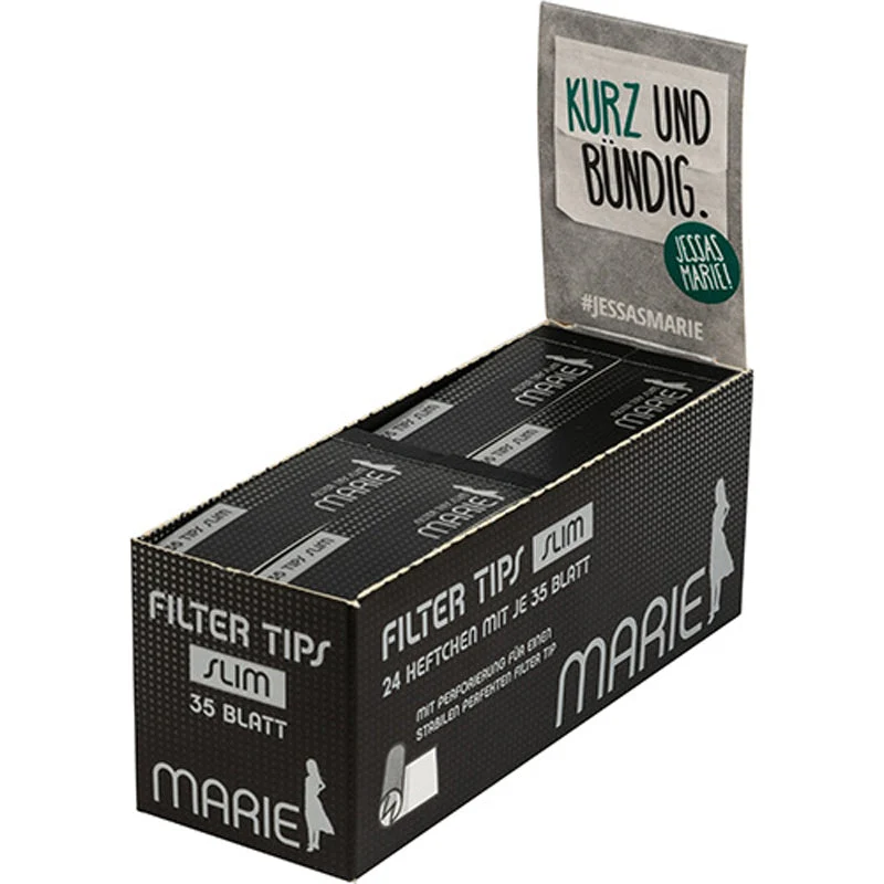 Marie Filter Tips Slim 24 Heftchen á 35 Blatt