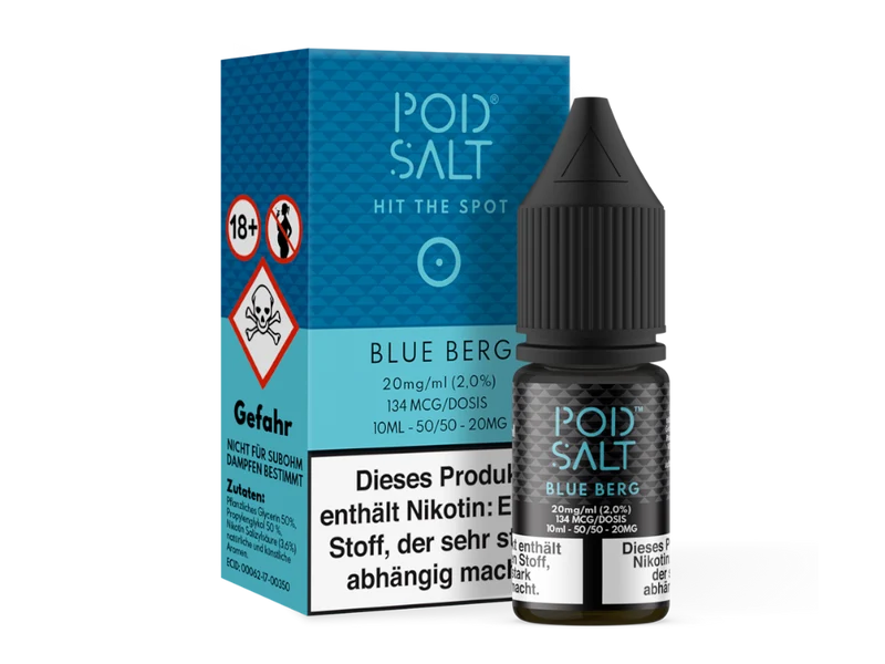 Pod Salt Blue Berg Nikotinsalz Liquid