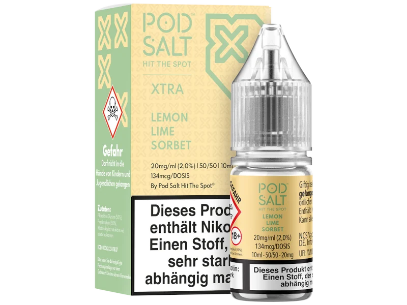 Pod Salt X Lemon Lime Sorbet Nikotinsalz Liquid