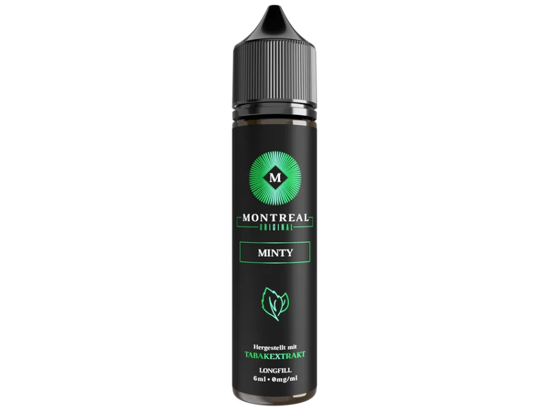 Montreal Original - Minty - 6ml Longfill Aroma (60ml Flasche)
