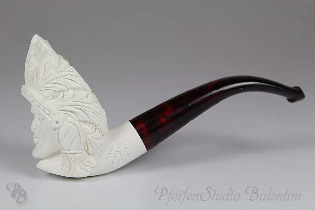 Meerschaumpfeife Midi INDIANER M1376