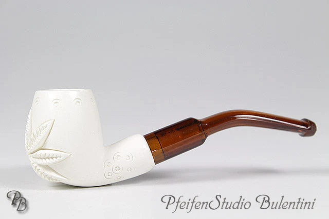 Meerschaumpfeife Mini HANFBLATT 1067
