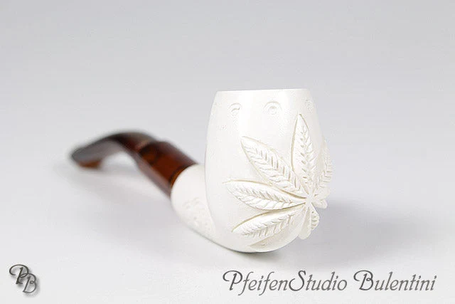 Meerschaumpfeife Mini HANFBLATT 1067