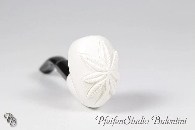 Meerschaumpfeife Mini HANFBLATT 1075