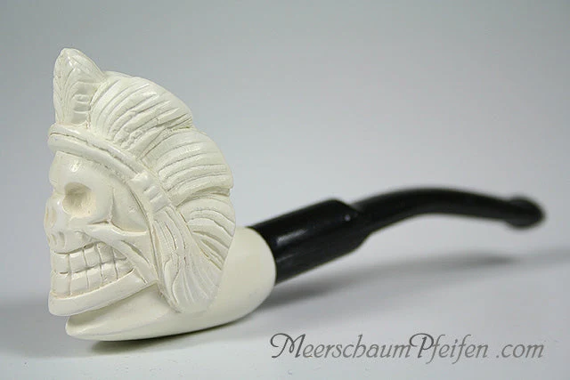 Meerschaumpfeife Mini SKULL 0610