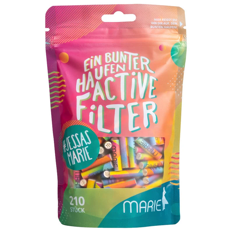 Marie Active Filter bunter Haufen 6mm 210 Stk. je Beutel
