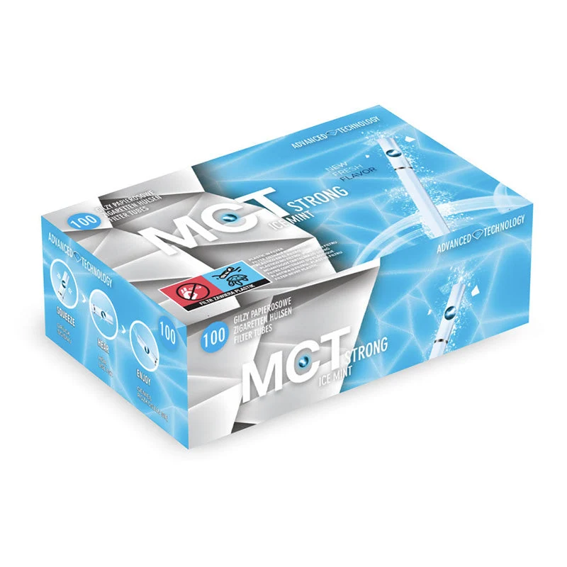 Click Cigarette tubes 100/40 strong mint blue