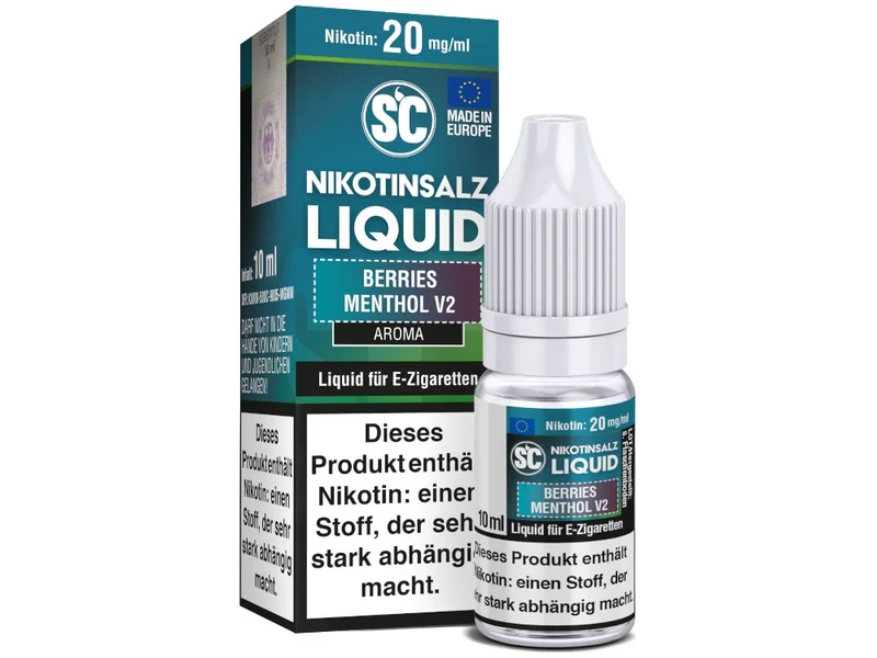 SC - Berries Menthol V2 - 10ml Fertigliquid (Nikotinfrei/Nikotinsalz)
