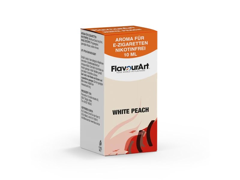 FlavourArt - White Peach - Konzentrat Aroma 10ml (10ml Flasche)