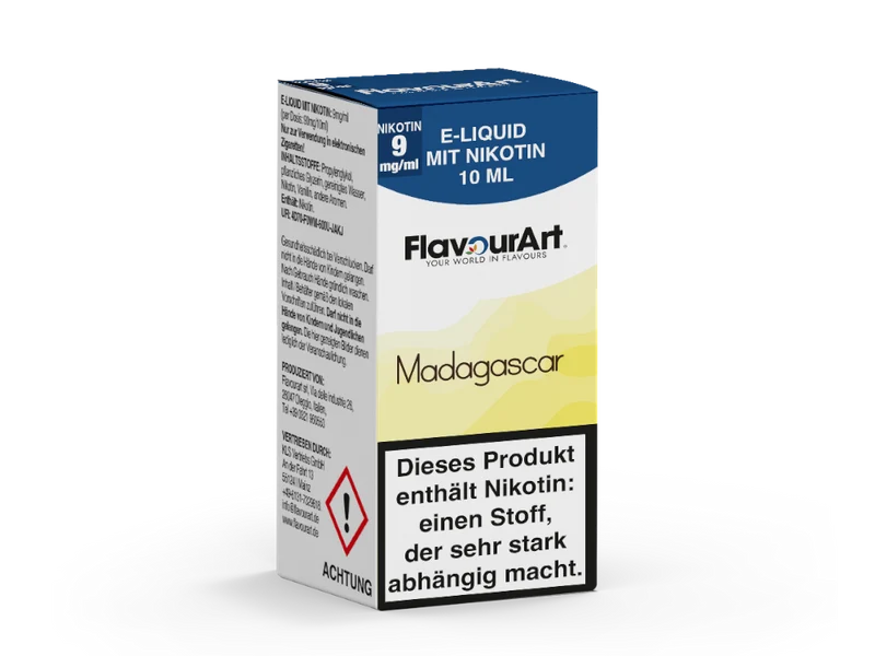 FlavourArt - Madagascar - 10ml Fertigliquid (Nikotin)