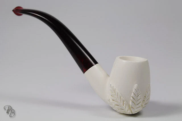 Meerschaumpfeife Midi HANFBLATT M0575