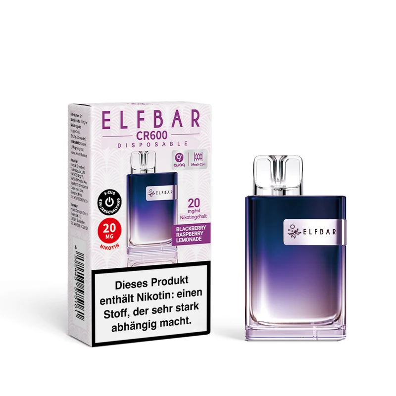 ELFBAR CR600 Blackberry Raspberry Lemonade