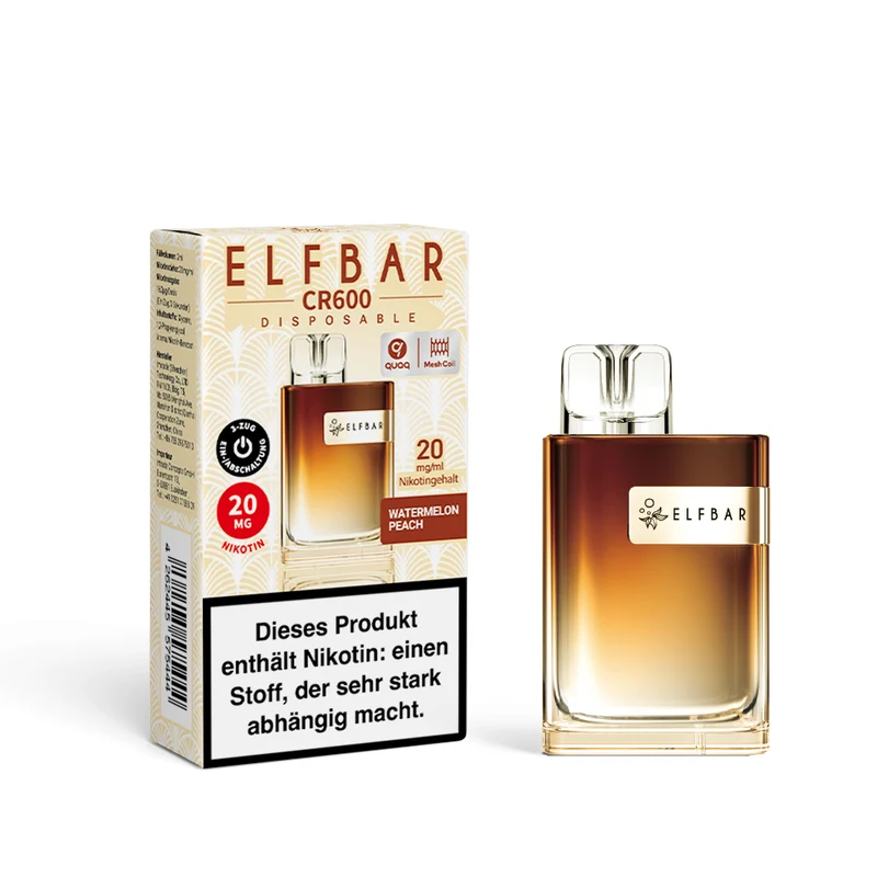 ELFBAR CR600 Watermelon Peach